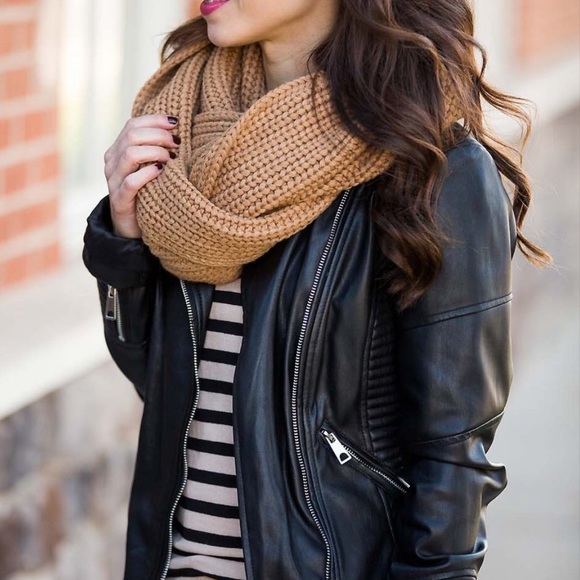 J. Crew Accessories - J. Crew tan infinity scarf J. Crew Accessories - J. Crew tan infinity scarf